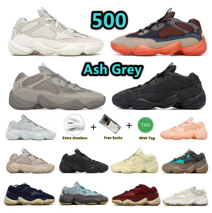 Designer 500s Chaussures de course masculines Femmes Mesh Blush Granite Clay Brown Enflame Soft Vision Utility Black Taupe Light on Feet Feet Sne