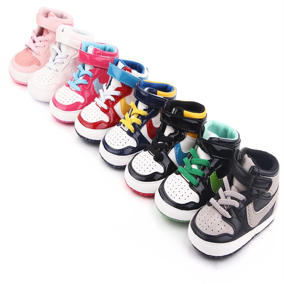

New PU Leather Baby shoes First Walkers Crib girls boys sneakers bear coming Infant Baby moccasins Shoes 0-18 Months265W, 07