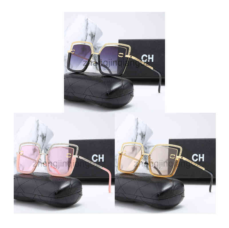 Designer Channel cc Sunglass Cycle Luxurious Fashion Woman Mens Lovers New Metal Trend Business Versatile Baseball Sport Summer Vintage Sunglasses