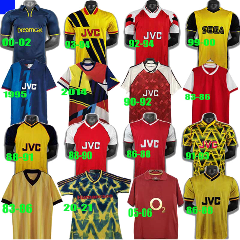 

Retro Soccer Jerseys Arsen Highbury Home Football Shirt Pires Henry Reyes 99 Bergkamp 94 95 90 92 93Adams Persie 96 97 Galla 86 87 89, 99-00