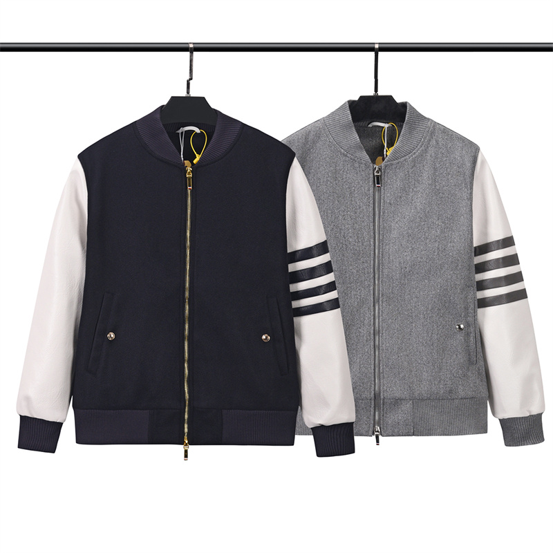 Woolen men's jacket autumn new Korean version of the classic baseball uniform slim short women's couples with the same coat