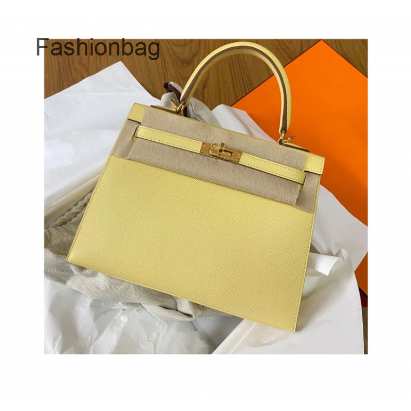 

Portable Handbags Bag Cross Hermee Bags Shoulder Women's Crossbody Leather Kellies Single 2022 Designer Color Large YZW2kellys, Avocado green 25