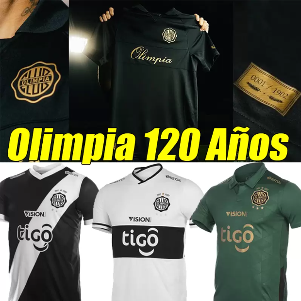 

2022 Club Olimpia soccer Men's T-Shirts jersey 22 23 Asuncion Paraguay league Diego Duarte PERALTA home away black white shirt, Purple