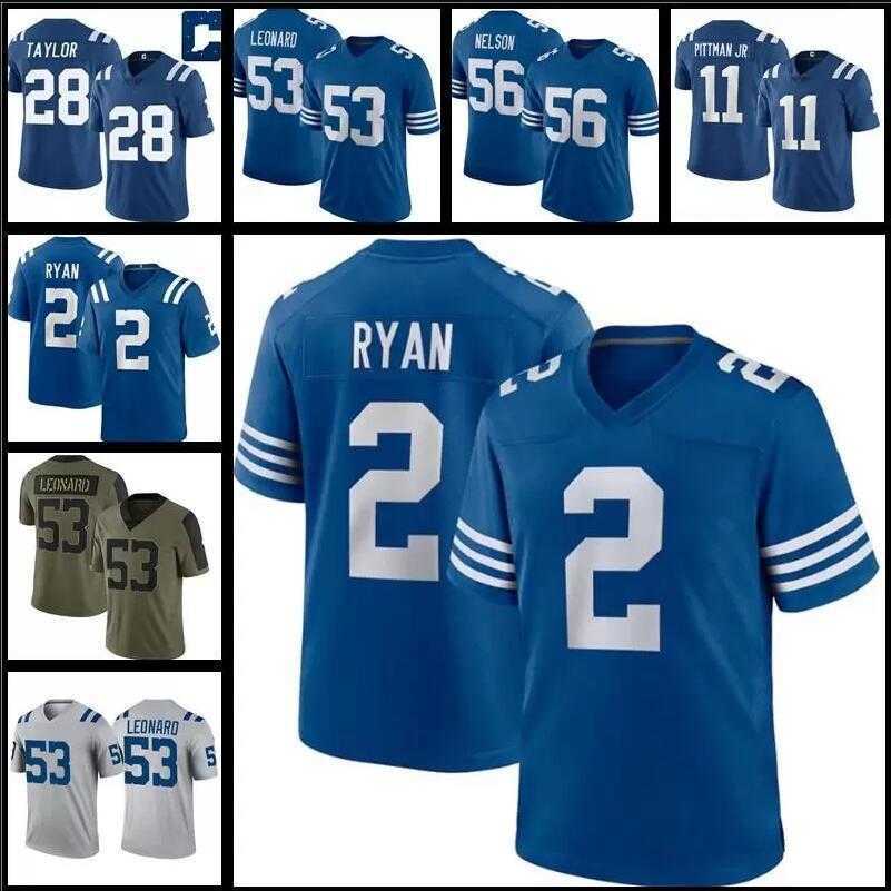 

53 Darius Leonard Jersey 2 Matt Ryan 28 Jonathan Taylor Indianapolis''Colts''Football Quenton Nelson Michael Pittman Jr Nyheim Hines Curtis Jerseys kids, Mens