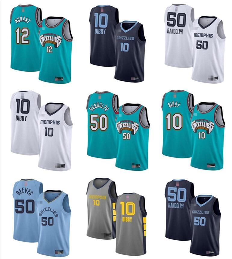 

Jersey Mens Womens Youth Ja Morant 50 Zach Randolph 10 Mike Bibby Green white blue custom Basketball Jerseys 999