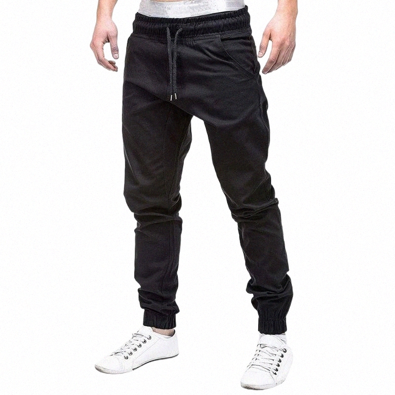 men's Jeans Men Sweatpants Slacks Casual Elastic Joggings Sport Solid Baggy Pockets Trousers Black Gray Navy Dark Drop W3271 m9ZV#-image-791313032