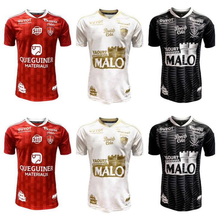 

MAILLOT DE FOOT 22 23 Stade Brestois soccer jerseys 2022 2023 Home RED AWAY WHITE football shirts camisetas futbol DIALLO LASNE FAUSSURIER S-2XL