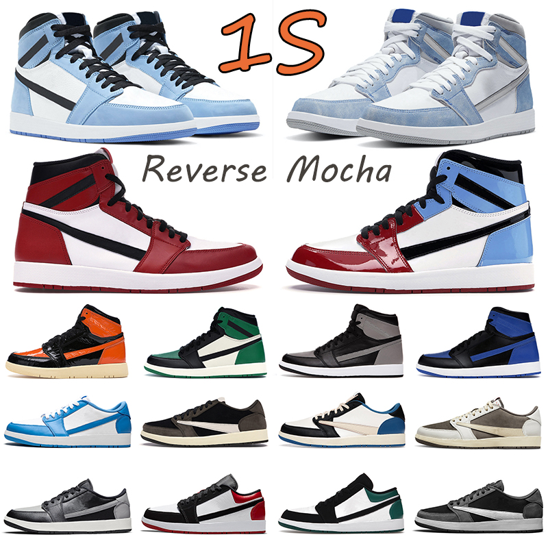 Reverse Mocha Jumpman hommes femmes chaussures de basket-ball hautes basses GAI Fragment Chicago UNC Light Smoke Grey baskets de sport pour homme