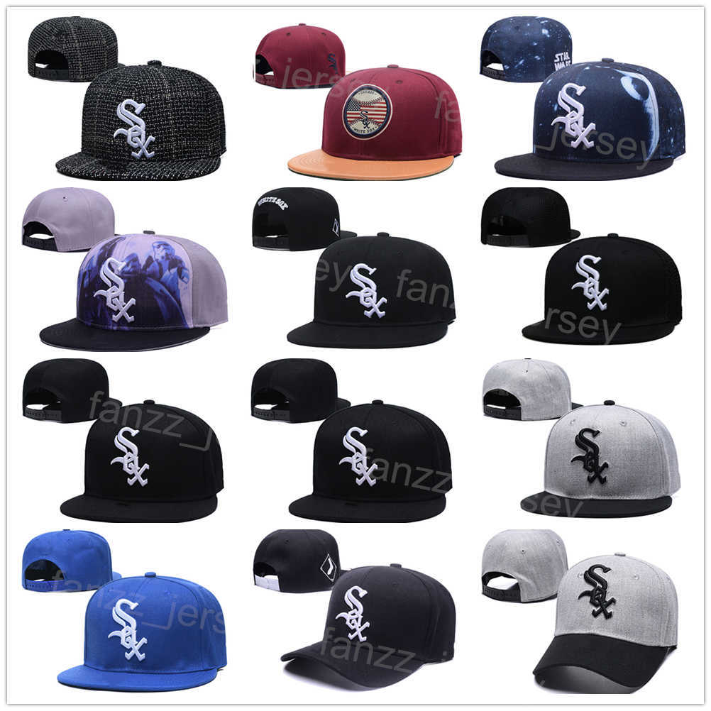 

Fitted Ball Caps Snapback Outdoor Hat Adjustable Hip Hop Baseball Cap Sun Head Snapback Luis Robert Gavin Sheets Adam Engel Team Sport Casquette Casual Sunshade, Photo 2