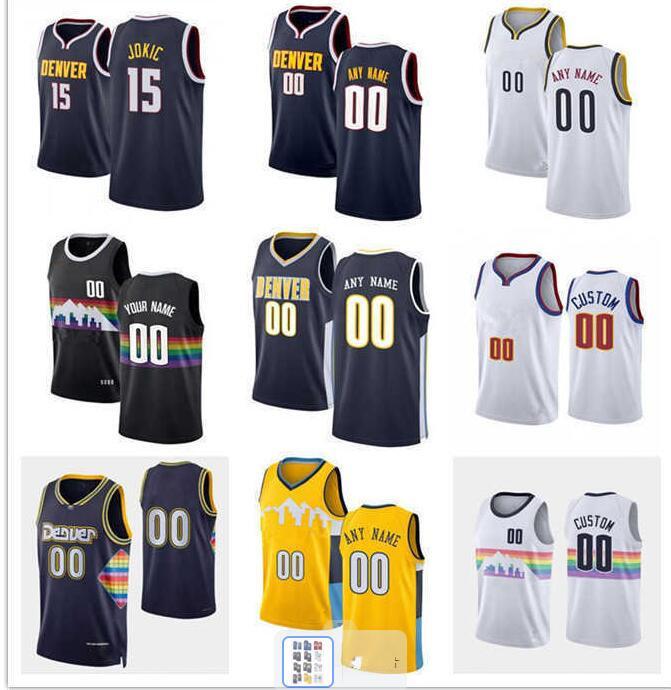 

''nba''Jerseys75th Custom Mens Womens Youth Denver''Nuggets''4 DeMarcus Cousins 0 JaMychal Green 32 Jeff Green 00 Markus Howard Basket, Color