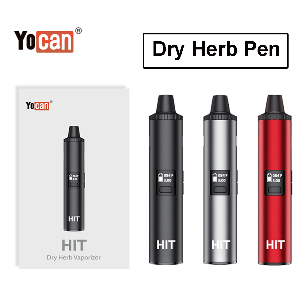 

Original Yocan Hit With 1400mAh Battery Magnetic Mouthpiece OLED Display Ceramic Heating Coil, Multi