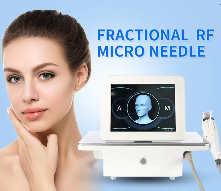 

Protable Gold Radio Frequency equipment Microneedle High quality wrinkle removal machine Skin Tightening facial Acne Treatment Scar Removal stretch marks RF