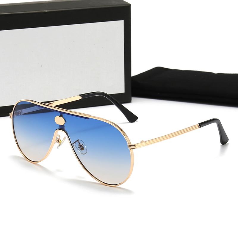 Designer sunglasses mens avant-garde compound metal 20021 square sun glasses European and American personality and woman street Beach fashion sungla