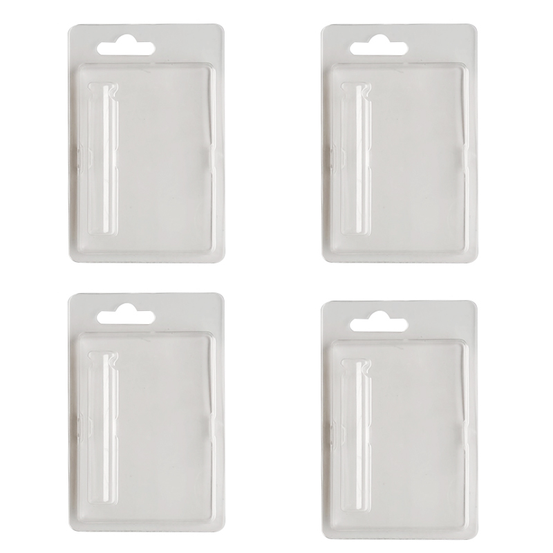 

Clear Plastic Calmshell Blister Box USA Stock Accessories E Cigarettes 510 Ceramic Vape Cartridge Packaging PVC Hanger Packages for 0.5ML 1ML Carts