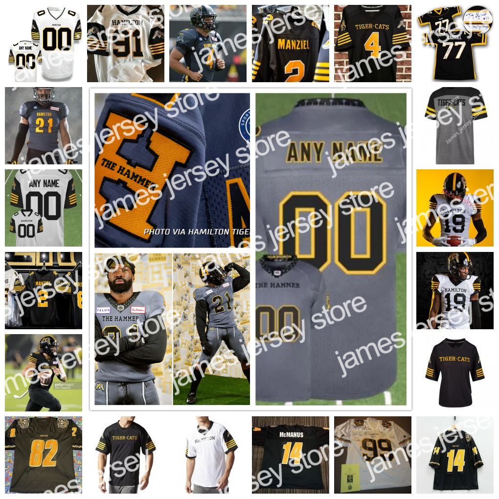 

22 Custom CFL Hamilton Tiger-Cats Football Jersey Dane Evans 13 Jalen Morton 12 Jamie Newman 86 Bralon Addison 17 Emmanuel Butler 82 Steven, 14