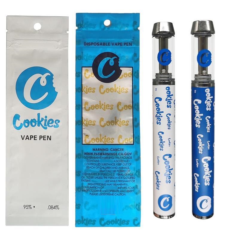 

cigarettes Cookies Disposable Vape Pen Device 1.0ML Pods Packaging bags Rechargeable 240mah Battery E Cigarettes Vapes Thick distillate Oil Vaporizer Pens