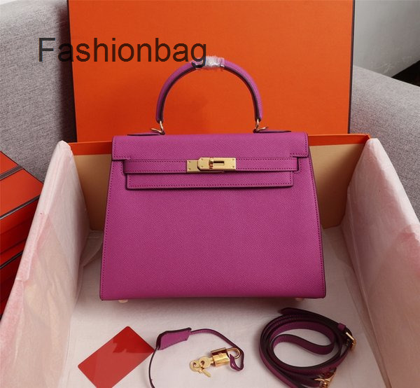 High Colors Bags Quality Designer Leather Handbags Bag Kellies Shoulder 17 Hermee Princess Espom Crossbody 25cm Lady Tote Handbag Palm Print V4Z3
