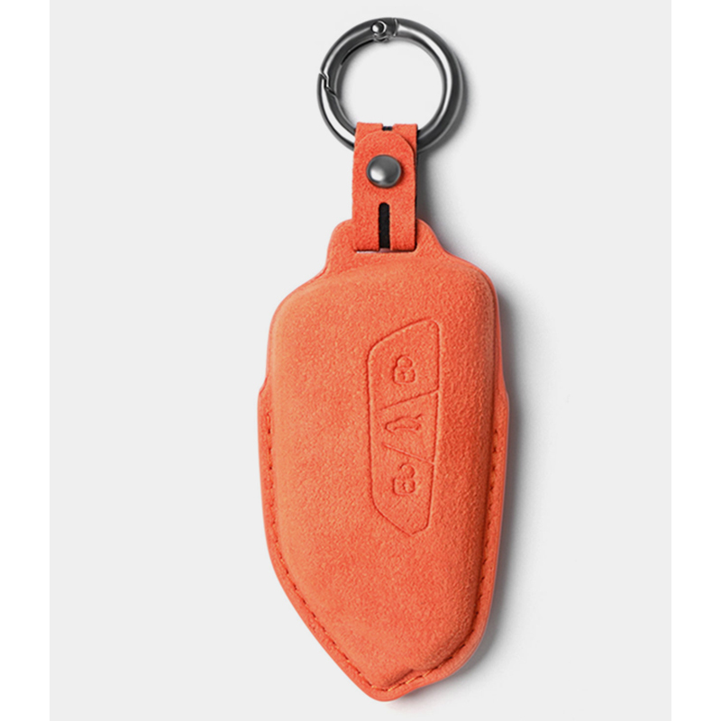 

Alcantara For Volkswagen Golf 8 id3 id4 id6 Touareg Car Key Fob Case Cover Key Chains Car Accessories