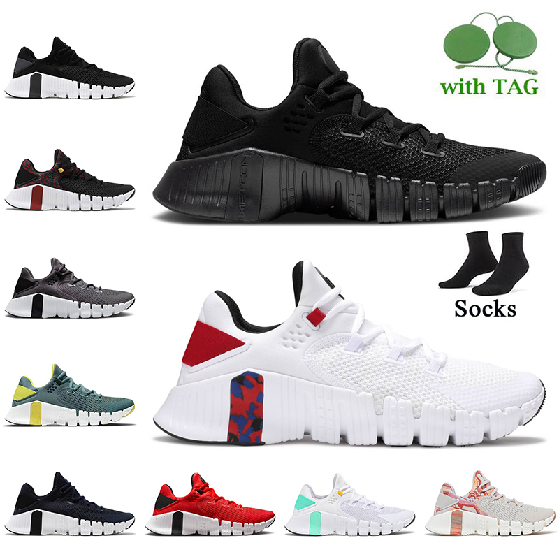 

Shoes Women Men Running NIK Free Metcon 4 Mens Huarache Trainers Off Sneakers Triple Black Veterans Day Gorge White Green Glow Iron Grey, D7 black white 36-45
