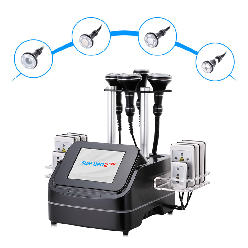 40K Lipo Cavitation Ultrasonic 5 in 1 Slimming Machine Radio Frequency RF Laser Fat Removal Anti Cellulite Weight Reduce Skin Tightening Face Lif