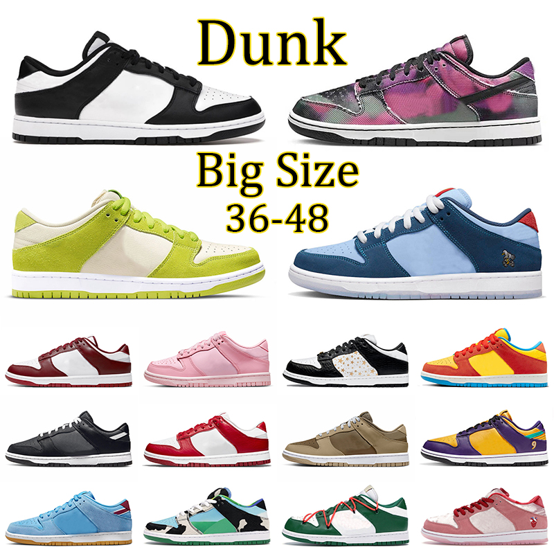 

2022 Classic Men Women Running Shoes Black White Panda Pigeon University Blue Red Syracuse Kentucky Court Purple Grey Fog Varsity Green Men Trainers Sports Sneakers, 36-45 laser orange