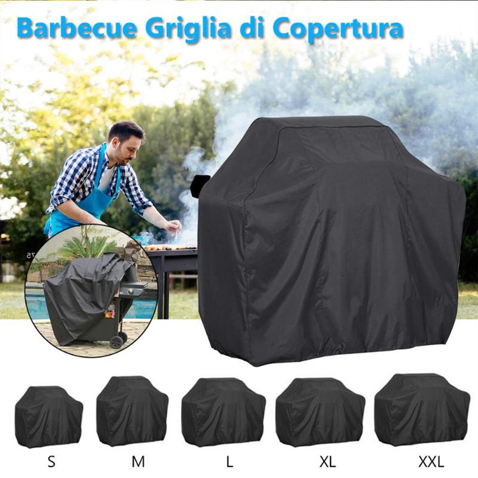 

Waterproof BBQ Heavy Duty Grill Cover Resistant Electric Rain Protective Barbeque Anti Charcoal Dust Round Outdoor For Garden Tool268x, S-80x66x100
