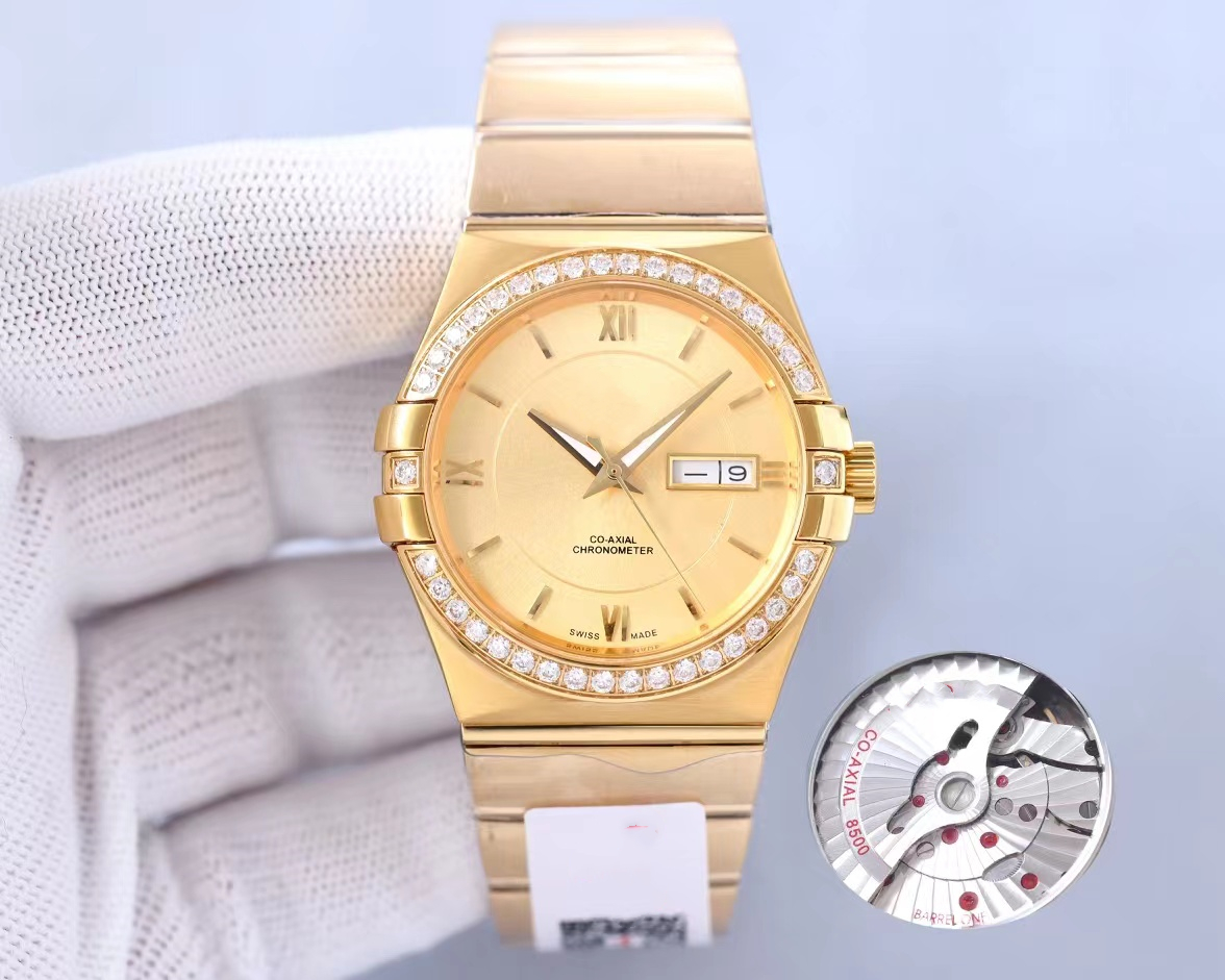 montres de créateurs pour hommes Constellation Watch Cal.8500 mouvement mécanique 38-10,5 mm qualité de la machine suisse super étanche brillant