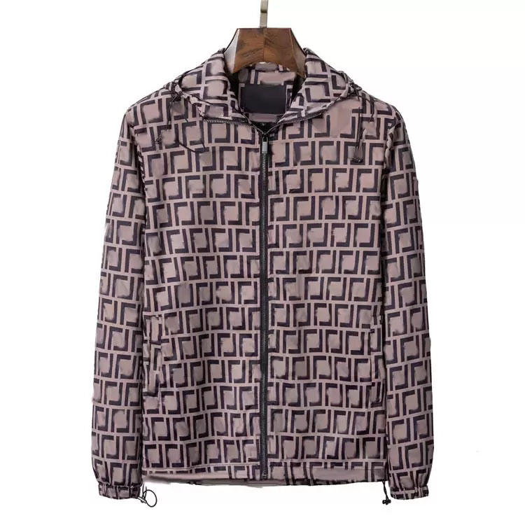 Fashion designer Mens Jacket Spring Autumn Outwear Windbreaker Zipper clothes Jackets Coat Outside can Sport Size M-3XL Men's Clothing
