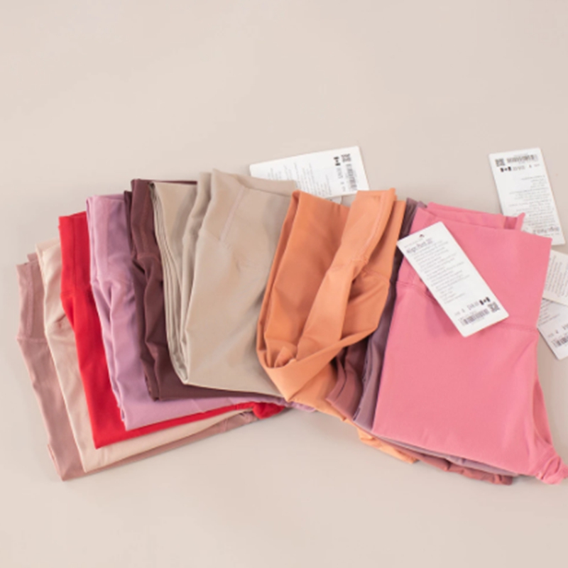 

yoga Outfits pants Solid Color Sports Gym Wear Leggings High Waist Elastic Fitness Lady lulu Tights Workout, 016