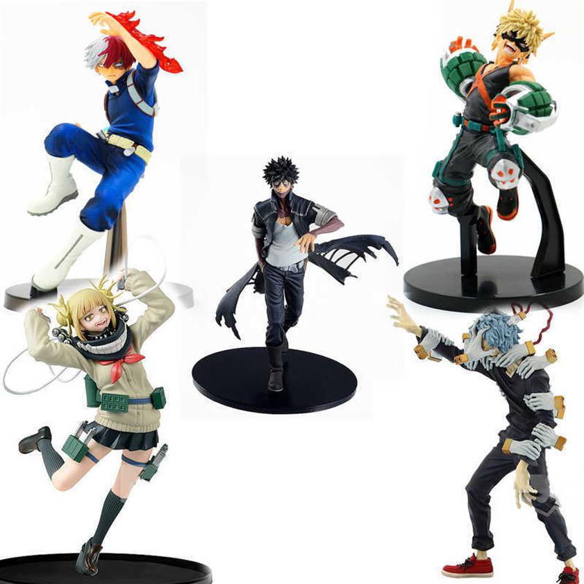 

Anime My Hero Academia Figure Cross My Body Himiko Toga Figurine Todoroki So Action Figures Bakugou Katsuki PVC Model Toys 210719281U, 19cm no box