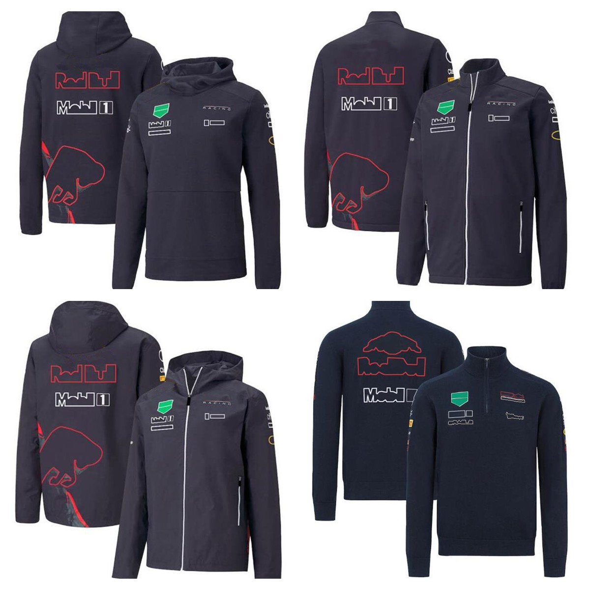 

F1 racing jersey spring and autumn outdoor windproof jacket same style customization