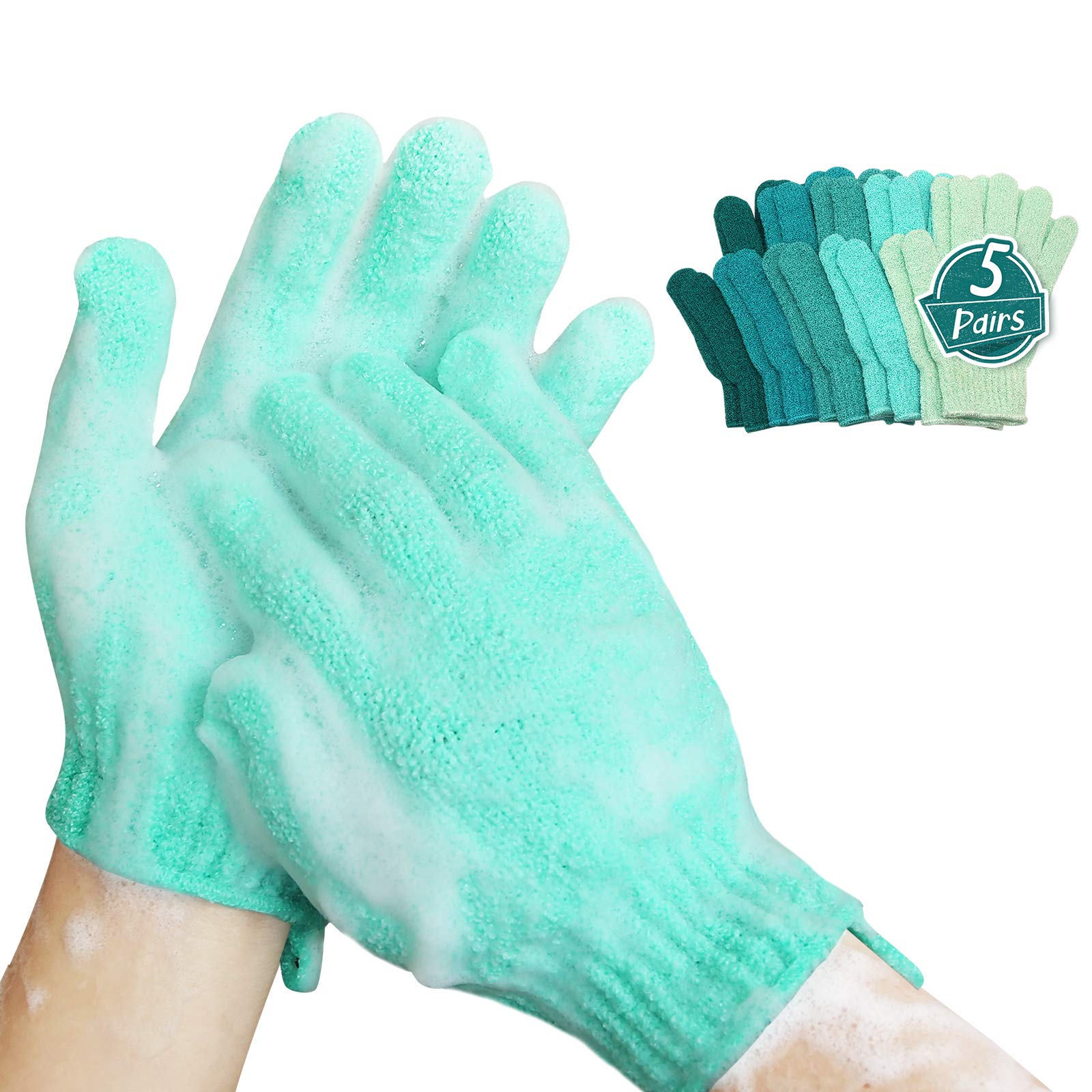 

Cleaning Gloves Shower Exfoliating Scrub Medium To Heavy Bathing Body Wash Dead Skin Removal Deep Cleansing Sponge Loofah For Women A amCTF
