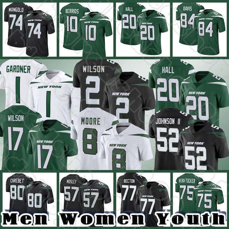 

Zach Wilson Elijah Moore Garrett Wilson Football Jerseys Garrett Wilson Breece Hall Jermaine Johnson II Braxton Berrios Alijah Vera-Tucker Mekhi Becton Corey Davis, Men {s-xxxl}