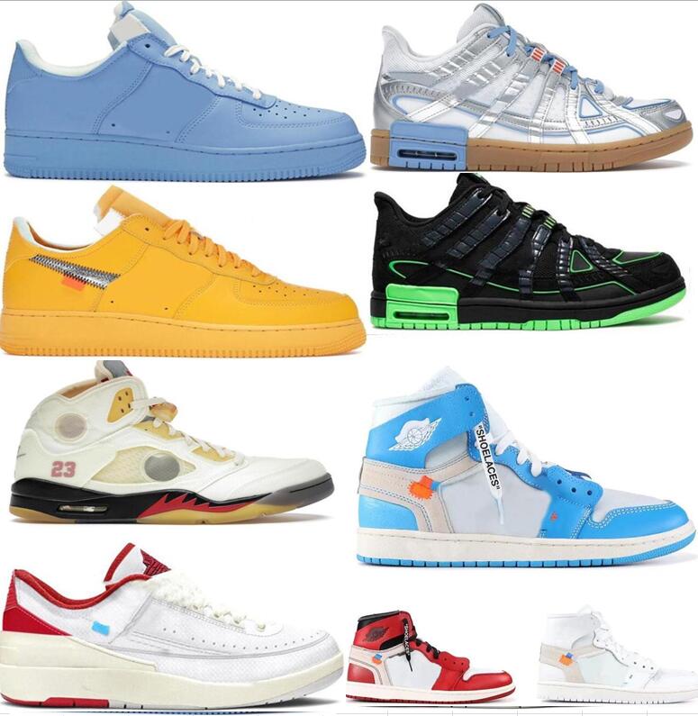 

2022 Newest Off Authentic 1 High UNC Outdoor Shoes Men Women White Powder University Blue Dark Cone Black Red Chicago Sneakers With Box, A22