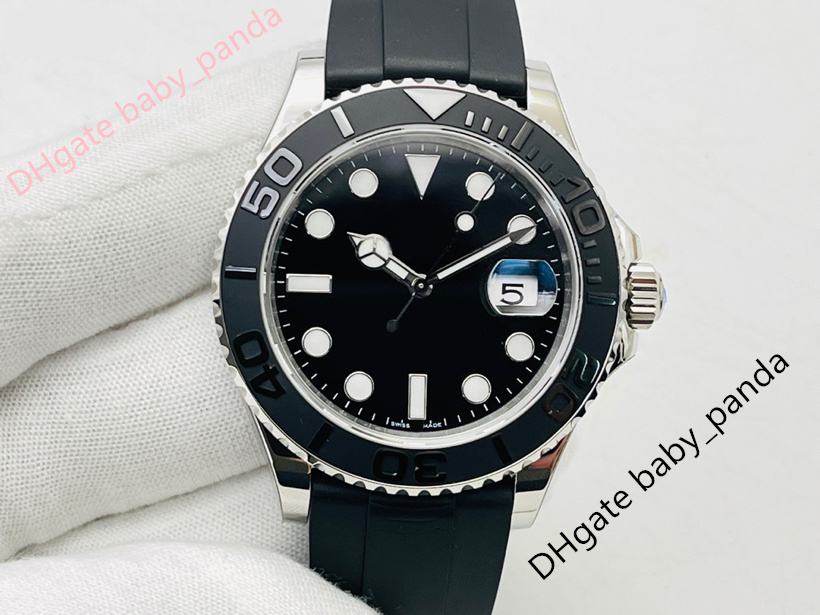 

Fashion high quality men's watches ceramic ring automatic mechanical watch cal 3235 movement 42mm 904L rubber belt sapphire luxury waterproof watch, 11