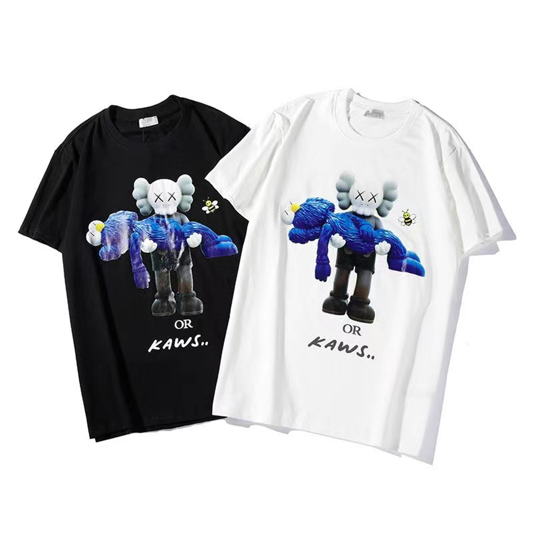 

2022 new spring and summer men's and women's T-shirt designer bear bees with the same cotton trend hip-hop couple short sleeves
