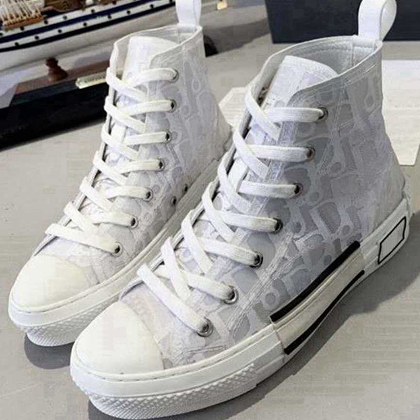 

Designer Casual Shoes Mens Sneakers B23 women men brands fashion Oblique Womens High Low Top B24 Technical shoes Canvas Leather Classic, 25