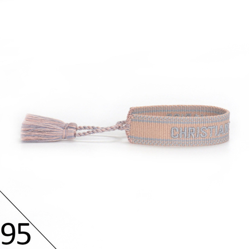 Woven Designer Friendship Bracelet Luxury Brand for Women Leopard Printed Rope Bracelets Embroidery Braided with Tassel Bangle Men Jewelry Code 7