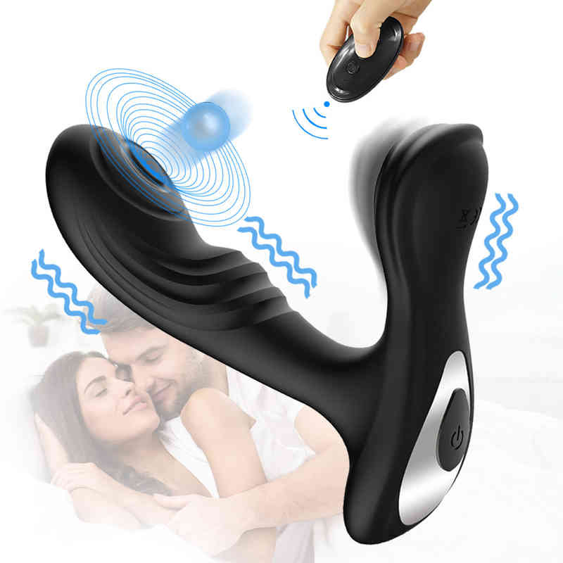 Toys Penis Cock Massager Butt Plug Vagina Anal Vibrator Male Masturbator Prostate Stimulator Toy for Men Sex Shop Products-image-792021563