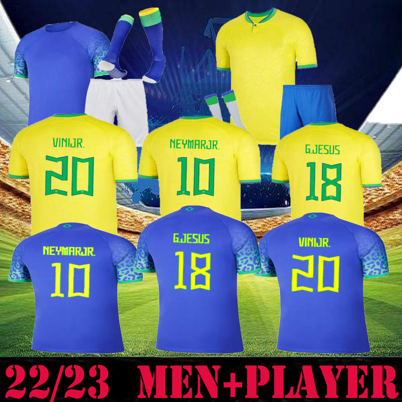 

S- 2022 Camiseta de futbol PAQUETA COUTINHO bRAZILS soccer jersey world football shirt cup FIRMINO brasil 2023 maillots MARQUINHOS VINI JR ANTONY SILVA DANI ALVES, Home player