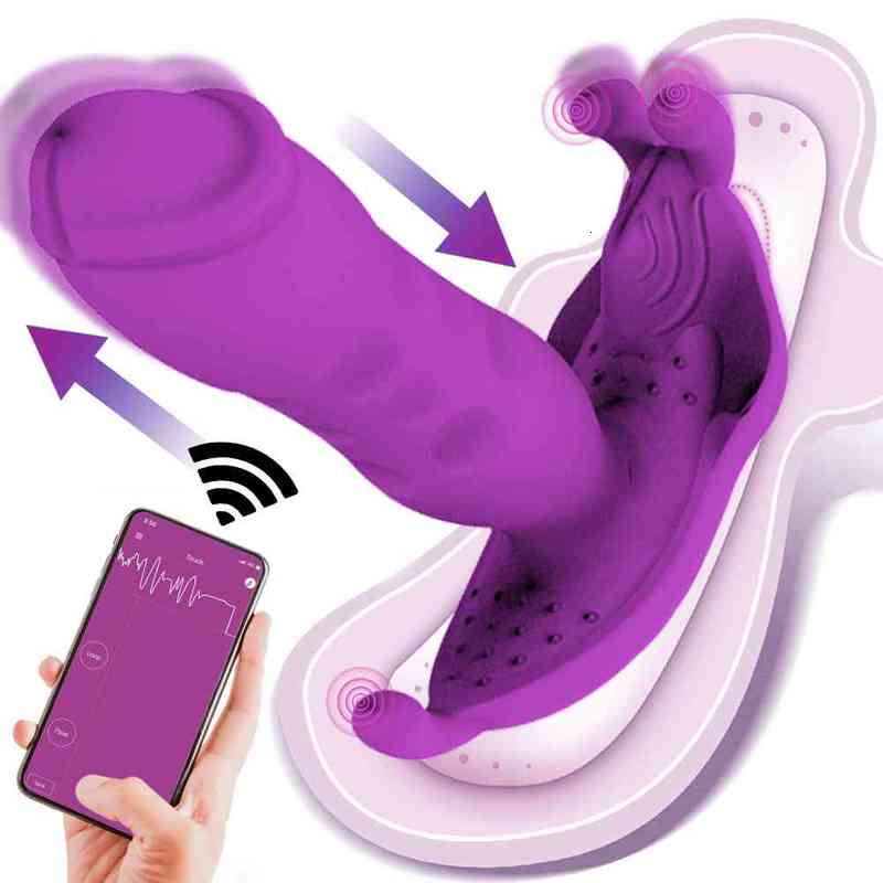 Clearance PromotionMassager Vibrator Penis Cock Thrusting Dildo Women Male Prostate Butt Plug Sexy Toys-image-797404095