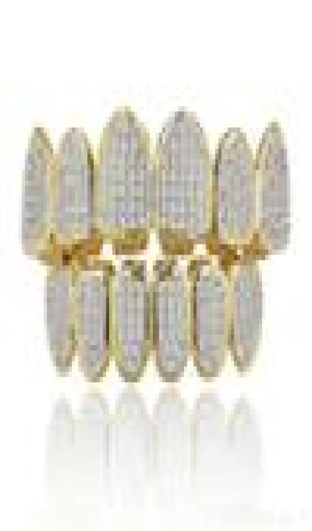 

New Baguette Set Teeth Grillz Top Bottom Silver Color Grills Dental Mouth