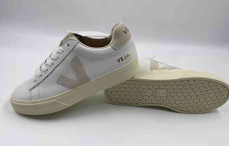 

French Veja it small white women's casual versatile lace up Campo flat bottom V shaped board shoes men's official website lovers, Yellow