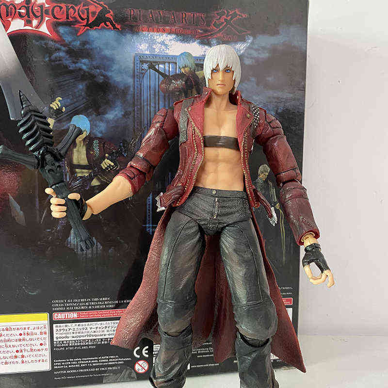 

Play Arts Kai Dante Action Figure Cloud J Devil May-Cry Model Toy Doll Gift Boy 12 inch 30cm T220819, No box