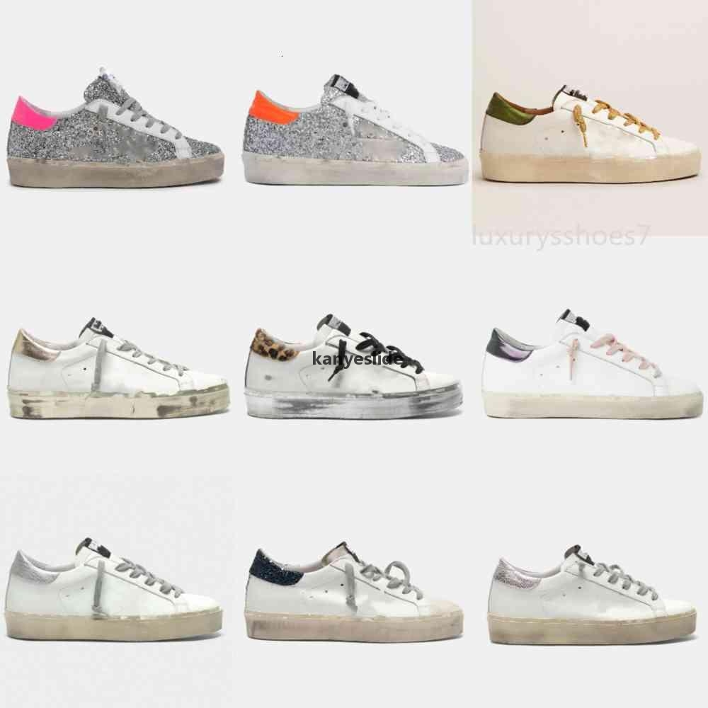 

2022 Designer Shoes Sandal Italy brand Golden Hi Star Sneakers golden//goose//sneakers Thick bottom Women Casual Shoes Classic White Do-old Dirty Fashio Uq, Star31 black star