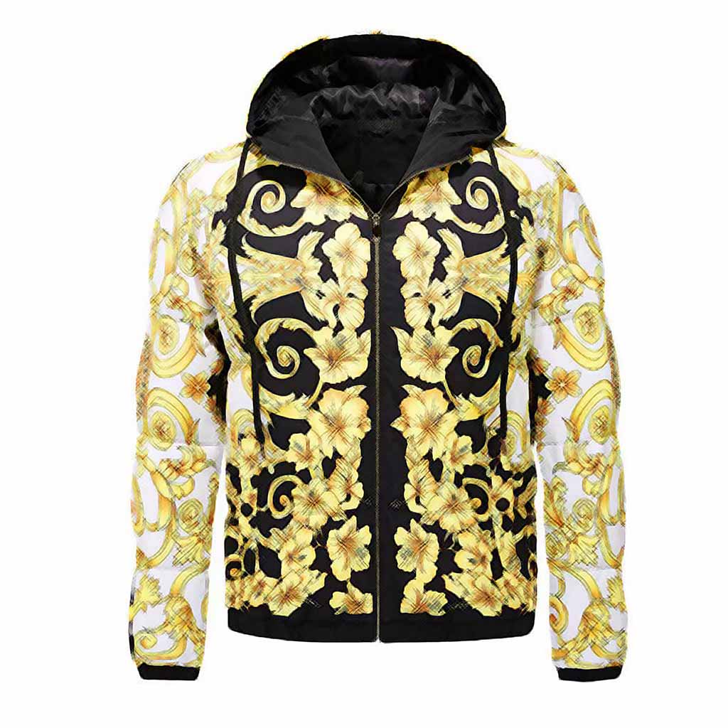 

Winter down jacket Letter tie Stylish atmosphere Cool black reflective color Coat Thicker style Fashionable, Customize