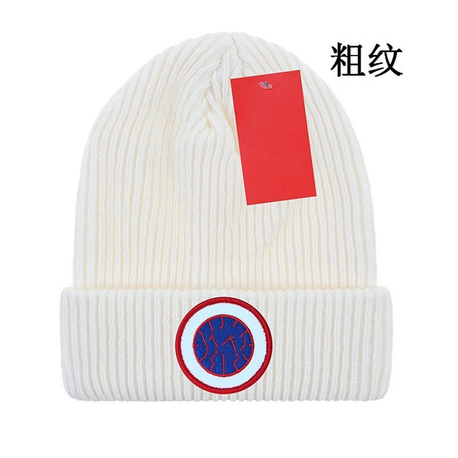 New Canada fashion mens designers hats bonnet winter beanie knitted wool hat plus velvet cap skullies Thicker mask Fringe beanies 229q