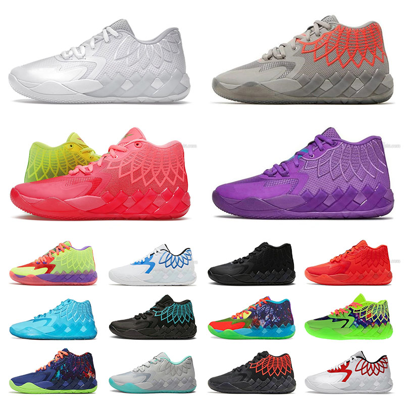 

Lamelo Ball Shoes MB 01 Mens Basketball Rick And Morty Galaxy Buzz City Black Blast Queen Rock Ridge Red Unc Be You LO UFO Designer Sports Sneakers Trainers, Rick morty