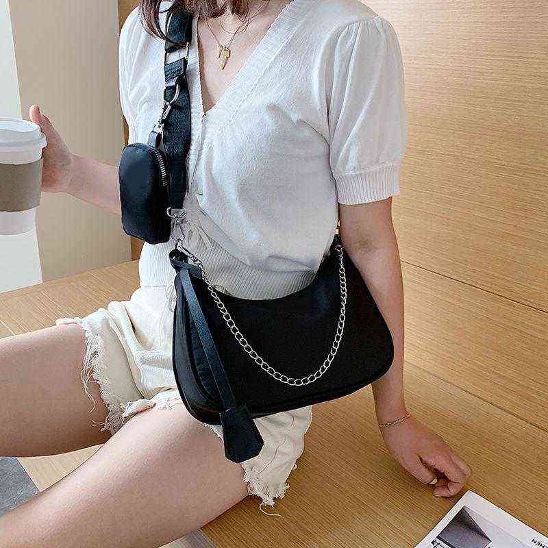 

22ss luxury fashion brand 5A wallet high-quality nylon portable wandering messenger shoulder bag for ladies best selling single room pictur 8866, No bag
