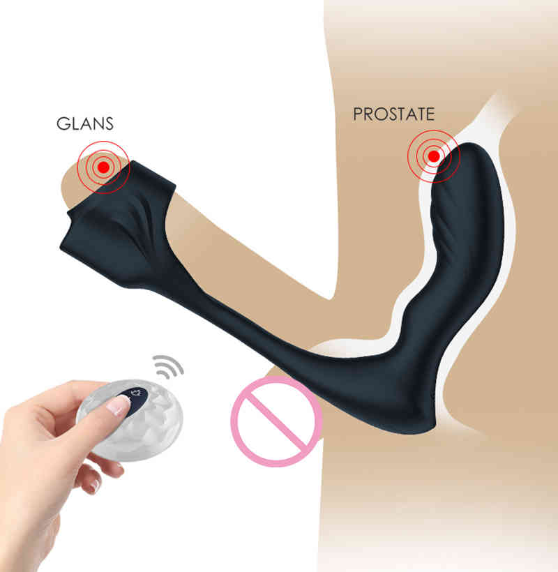 Clearance PromotionVibration Anal Dildo Penis Stimulator Rotating 360 Cock Butt Plug Prostate Vibrator Male Masturbator Massager Sex Toys G-spot for